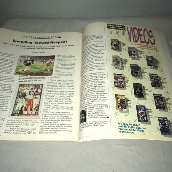 NFL Beckett Football Card Monthly Issues #21 #25 December 1991 April 1992 Lot - Picture 11 of 13